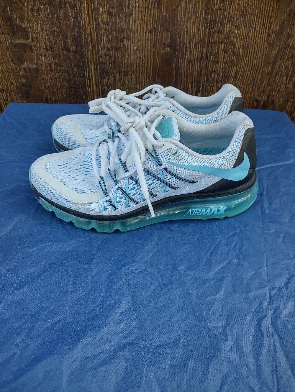 Nike Air Max 2015 'White Clearwater' running shoes Women's 8